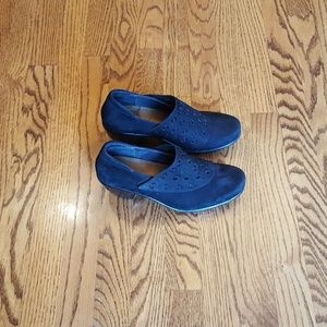 Naot suede clog